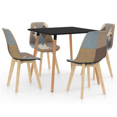 vidaXL 5-delige Eethoek grijs vidaXL 5-delige Eethoek grijs