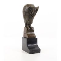 BRONZEN BEELD VAN EEN ART DECO UIL - thumbnail