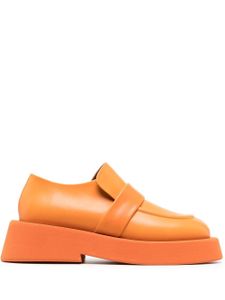 Marsèll mocassins en cuir à bout carré - Orange