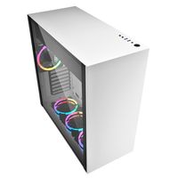 Sharkoon PURE STEEL RGB tower behuizing 2x USB-A | RGB | Window - thumbnail