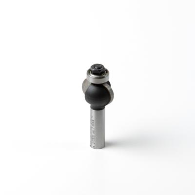 Trasco Hardmetaal kogelfrees radius 8mm x diameter 19mm met lager 12mm D19