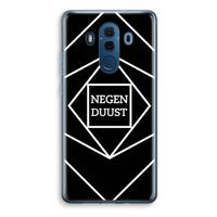 Negenduust geometrisch: Huawei Mate 10 Pro Transparant Hoesje - thumbnail