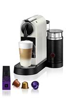 De'Longhi Nespresso EN267.WAE Citiz Koffiezetapparaat, Hogedrukpomp En Perfecte Warmteregeling, Energiebesparende Functie, Geïntegreerde Aeroccino-Melkopschuimer, Licht Grijs