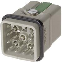 Harting 09 12 012 3001 Stifteinsatz Han® Q 12 + PE Han-Quick Lock® 1 pc(s)