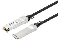 Intellinet 508490 InfiniBand en Glasvezelkabel 0,5 m QSFP+ Zwart, Zilver - thumbnail