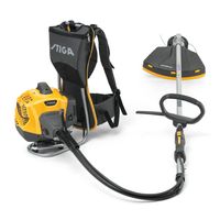 Stiga BC 750 R Benzine Bosmaaier | 44,8 cc | 1,5 kW | 2-takt | 45 cm | loop| TriArc | B&W - 283423008/ST3