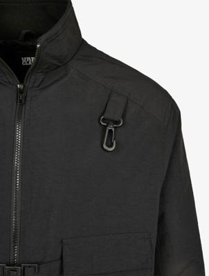 Urban Classics / Zomerjas Multi Pocket in zwart Urban Classics / Zomerjas Multi Pocket in zwart