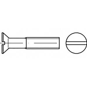 TOOLCRAFT TO-6866994 Verzonken schroeven M4 5 mm Sleuf Staal 2000 stuk(s)