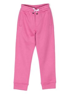 Emporio Armani Kids pantalon de jogging à logo imprimé - Rose