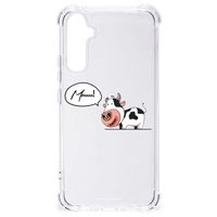 Samsung Galaxy A34 Stevig Bumper Hoesje Cow - thumbnail