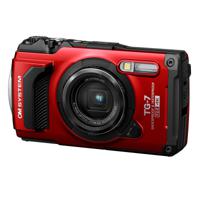 OM SYSTEM Tough TG-7 compact camera Rood - Demomodel - thumbnail