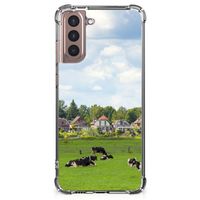 Samsung Galaxy S21 Plus Case Anti-shock Koeien - thumbnail