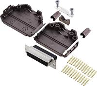 Encitech DPPK25-BK-DBCS-K 6355-0078-13 D-SUB Buchsenleisten-Set 180° Polzahl: 25 Crimpen 1 pc(s)