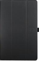 GALA - Flip cover voor tablet - polyurethaan, textiel, van rubber - zwart - voor Samsung Galaxy Tab S5e