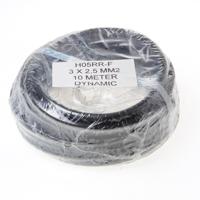 Kabel neopreen zwart 3 x 2.5mm² x 25 meter