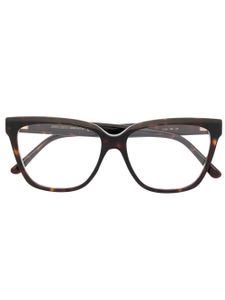 Jimmy Choo Eyewear lunettes de vue à monture carrée - Marron