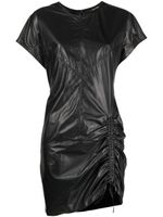 ISABEL MARANT robe Adelissa en cuir - Noir - thumbnail