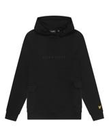 Lyle & Scott Hoodie cargo pocket - Z865 Jet zwart - thumbnail