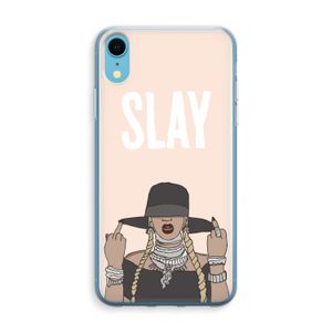 Slay All Day: iPhone XR Transparant Hoesje