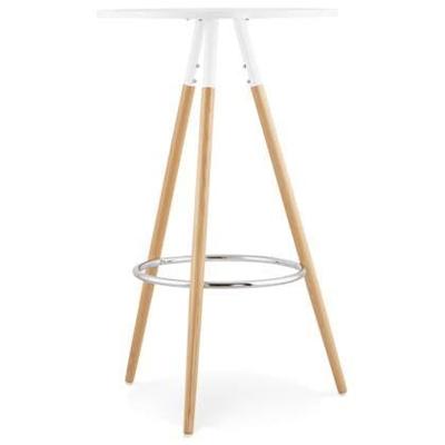 ALTEREGO BARY Ronde hoge tafel - Wit