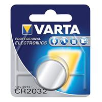 10 x Varta professionele CR2032 lithiumbatterij 3 Volt type CR 2032