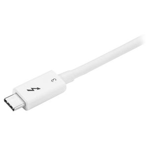 StarTech.com Thunderbolt 3 (40Gbps) USB-C kabel Thunderbolt, USB en DP compatibel 0.5m wit