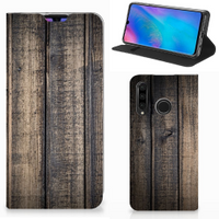 Huawei P30 Lite New Edition Book Wallet Case Steigerhout - thumbnail