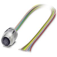 Phoenix Contact 1513761 Sensor/actuator inbouwconnector M12 Aantal polen: 8 Bus, inbouw 0.50 m 1 stuk(s) - thumbnail