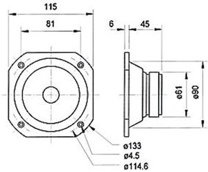 Visaton FRS 10 WP Saunaluidspreker