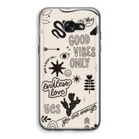 Good vibes: Samsung Galaxy A5 (2017) Transparant Hoesje