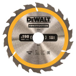 DeWalt Accessoires | Cirkelzaagblad | 190x30x18t - DT1943-QZ