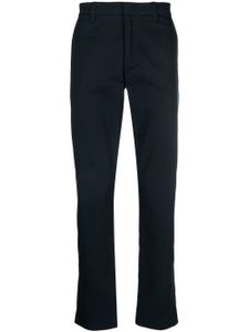 Vince pantalon droit à taille mi-haute - Bleu