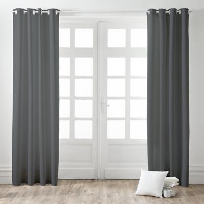 Kant en Klaar Gordijn Verduisterend Antraciet - 140cm x 260cm Kant en Klaar Gordijn Verduisterend Antraciet - 140cm x 260cm