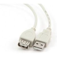 Gembird CC-USB2-AMAF-75CM/300 USB-kabel 0,75 m USB 2.0 USB A Wit - thumbnail