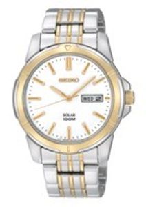 Horlogeband Seiko SNE094P1 / V158-0AD0 / EE20J04 Staal Bi-Color 20mm