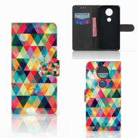 Motorola Moto E5 Plus Telefoon Hoesje Geruit