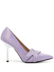 Karl Lagerfeld escarpins Sarabande à logo - Violet