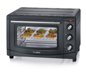 Severin TO 2067 Mini-oven Met handmatige temperatuursinstelling, Timerfunctie, Kabelgebonden 20 l