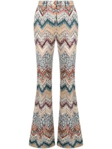 Missoni pantalon en maille à motif zigzag - Tons neutres