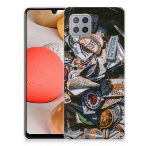 Samsung Galaxy A42 Siliconen Hoesje met foto Badges