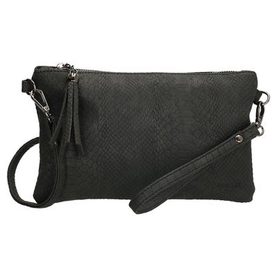Beagles Clutch / Schoudertasje Snake Donker Grijs