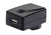 Manhattan- Products USB-reisstekker - USB-oplader met verwisselbare stekkers, reisadapter, wand-reisadapter, stopcontact EU/UK USA AU, oplader