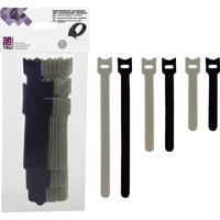 TRU COMPONENTS 30S014 klittenbandbinders, assortiment 30 stuks