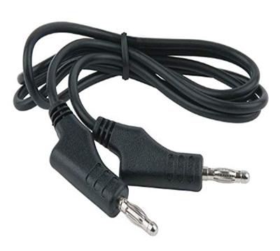 KS Tools 150.1668 Verlengkabel voor meetkabel met dubbele stekker en extra bus (zwart)