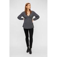 MAMALICIOUS zwangerschapstop Almera met all over print zwart