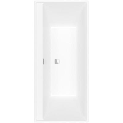 Villeroy & Boch Collaro bad - 180x80cm - chroom afvoer - stone white (mat wit) uba180cor2dv-rw Villeroy & Boch Collaro bad - 180x80cm - chroom afvoer - stone white (mat wit) uba180cor2dv-rw