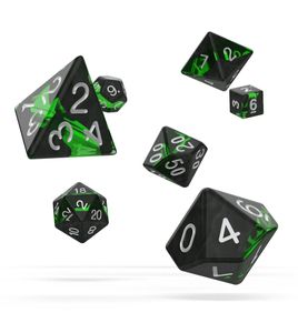 Oakie Doakie Dice RPG Set Enclave - Emerald (7)