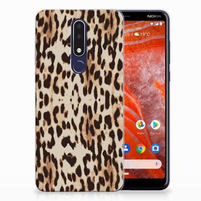 Nokia 3.1 Plus TPU Hoesje Leopard