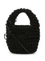 JW Anderson sac à bandoulière Popcorn en maille - Noir - thumbnail