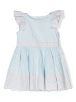 Stella McCartney Kids robe à broderies - Bleu